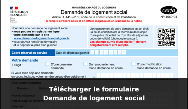 Formulaire Demande De Logement Social - Téléchargement En PDF