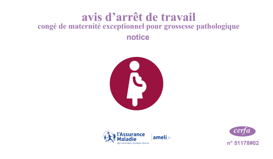 arrêt de travail grossesse