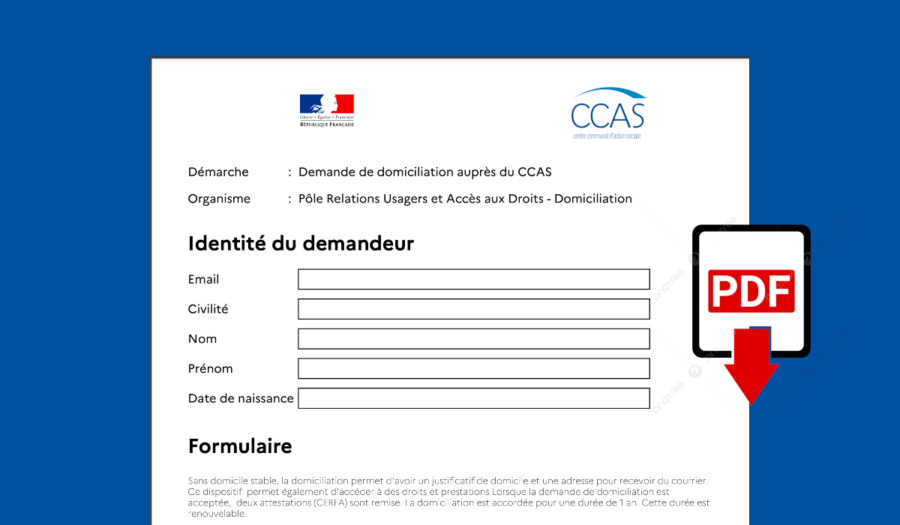 demande de domiciliation ccas