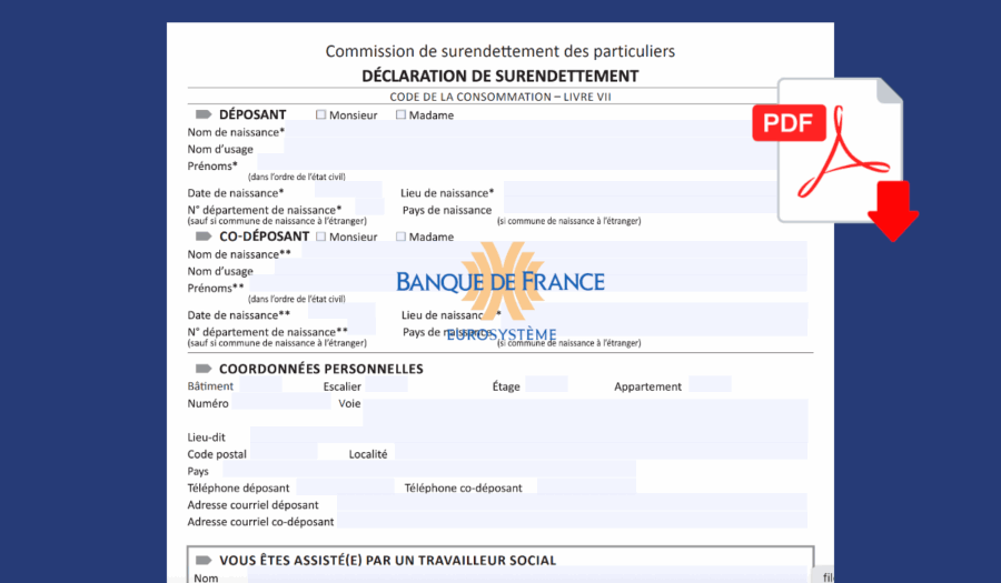 dossier de surendettement pdf