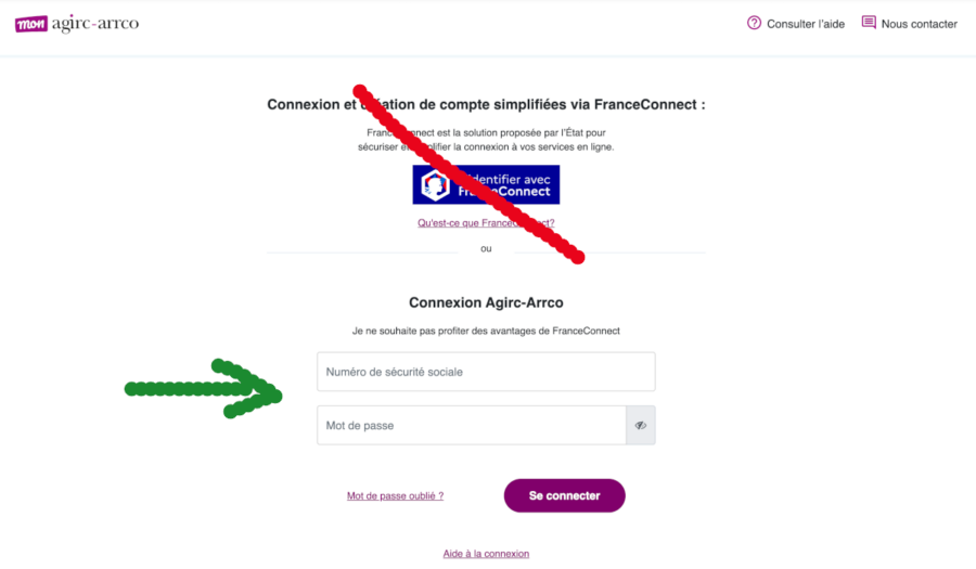 comment créer un compte agirc arrco sans franceconnect